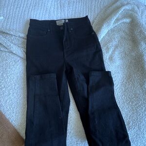 Everlane high- waisted Black Denim Jeans